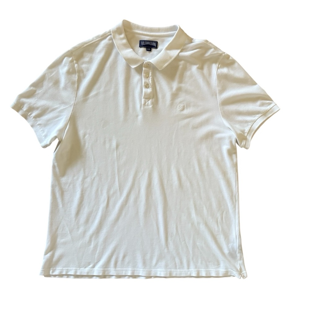 Vilebrequin Cotton Classic Polo Shirt White Size XXL